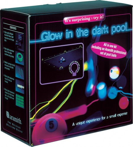 c&c balls - ARAMITH GLOW IN THE DARK POOL KIT