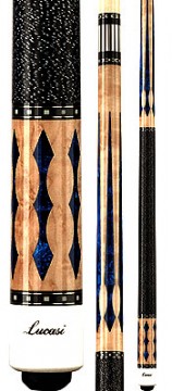 Lucasi - Blue Luster Inlays and Natural Maple