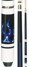 Two Piece Cues - Blue Flame - Economy