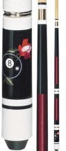 Economy - 8-Ball Rose - Two Piece Cues