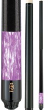 mcdermott - Black Onyx and Pearl Orchid Purple  - Two Piece Cues