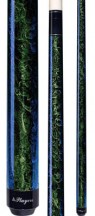 Two Piece Cues - Blue to Emerald Crazer Standard - Players