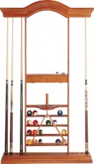 hj scott cue racks - 8 Cue Wall Rack - Game Room Furnishings