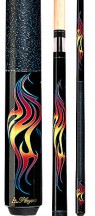 Players - Tribal Flame Red Blue Yellow - Two Piece Cues