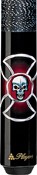 Original View - Players Red Iron Cross Chrome Skull