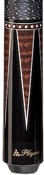 Players - Midnight Black Snake Wood Points - Two Piece Cues