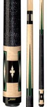 Joss - Natural Curly Maple w/ Blackwood/Green Inlay - Two Piece Cues