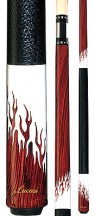 Original View - Lucasi Cocobolo flames on titanium  white