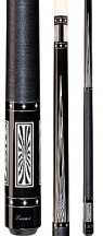 Lucasi - Zebra inlays w/ ebony - Two Piece Cues