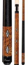 Lucasi - Luna Grey Diamonds w/ Antique Birdseye  - Two Piece Cues