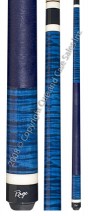 Two Piece Cues - Zebra-Striped Blue Curley Maple - Rage